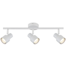 S421/3 Bright Star WHITE WHITE SPOTLIGHT 3X50W GU10 LED BAR 450MM