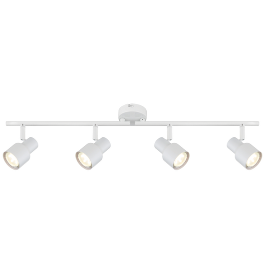 S421/4 Bright Star WHITE WHITE SPOTLIGHT 4X50W GU10 LED BAR 700MM