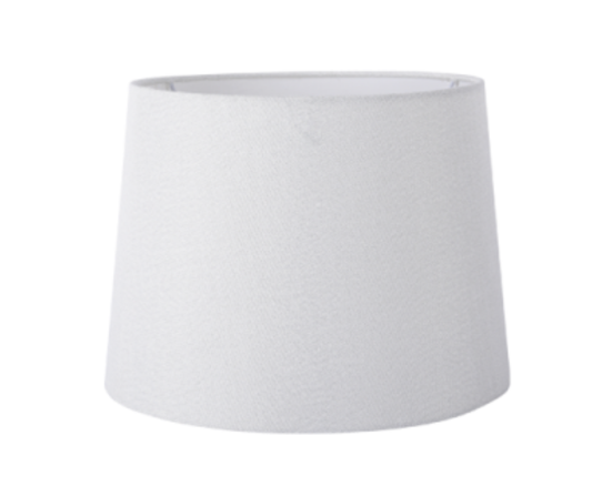 SH010 Bright Star WHITE WHITE FABRIC SHADE 190X230X170MM