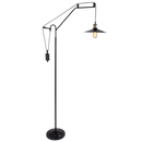 SL016 Bright Star MATT BLACK MATT BLK FLOOR LAMP ADJ CORD 1X60W ES 1700X760X260