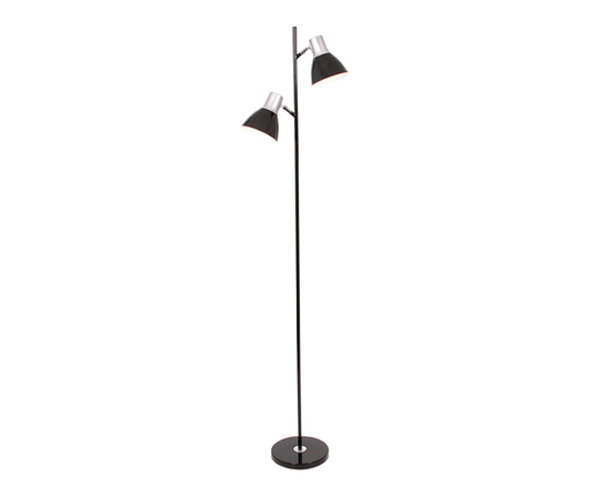 SL1097 Bright Star BLACK MOTHER&SON WITH DOUBLE SWITCH 2X60W ES 1604MM