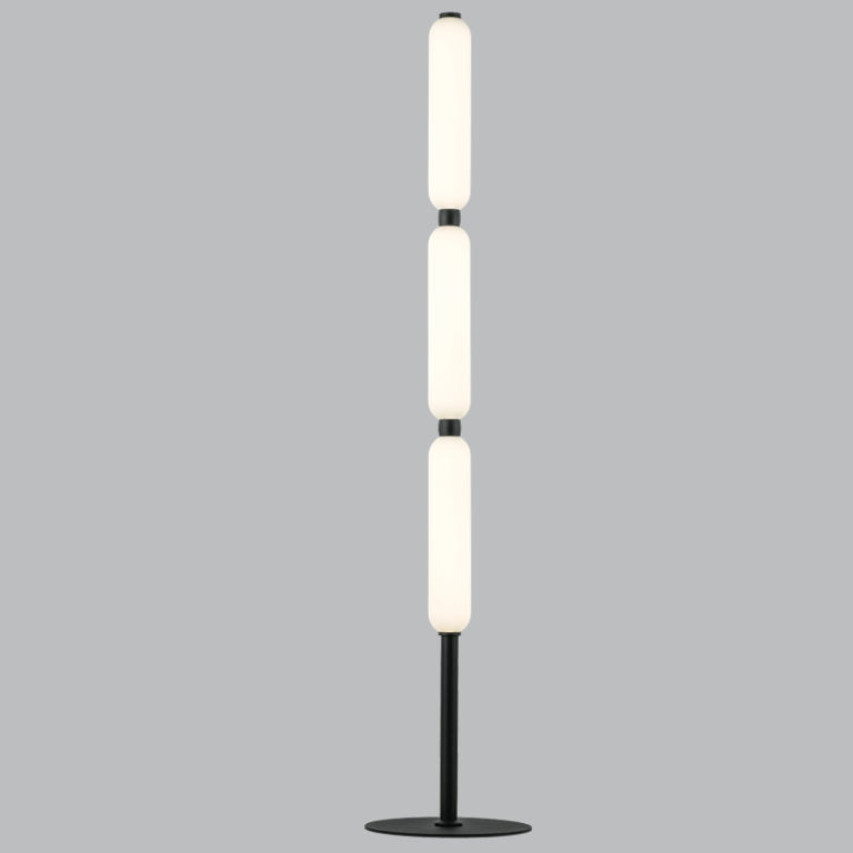 SL402 Bright Star BLACK ALU & OPAL GLS STANDING FOOT SWITCH 24 LED 4000K