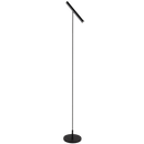 SL404 Bright Star MATT BK BLACK METAL FLOOR 7W LED FOOT SWITCH 4000K