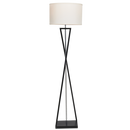 SL420 Bright Star BLACK BLACK METAL BEIGE SHADE FOOT SWITCH 1X40W ES
