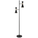 SL427 Bright Star BLACK BLK& GOLD STANDING FOOT SWITCH 2X40W ES 1600MM