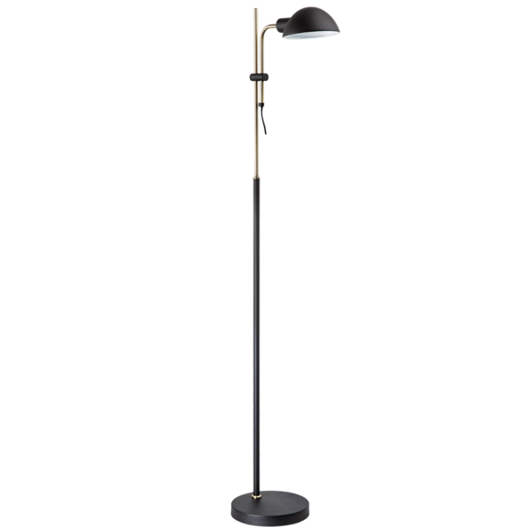SL432 Bright Star BLACK BLACK METAL MOVABLE ARM 1X40W ES 1500MM ADJ