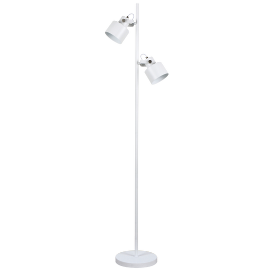 SL437 Bright Star WHITE WHITE+SAT/CHR WH INNER FOOT SWITCH 2X40W ES