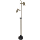 SL440 Bright Star BK/GD BLACK & GOLD STANDING LAMP 2XGU10 LED