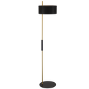 SL442 Bright Star BK/GD BLACK METAL STANDING LAMP 2X60W ES