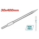 Total Sds Hex Chisel 30X400Mm Pointed Bit Professional TAC15333011