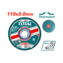Total 115X3.0X22.2Mm Abrasive Metal Cutting Disc Each Professional TAC2211152