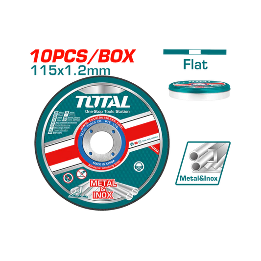 Total 10Pc 115Mm Abrasive Metal Cutting Disc Set In Tin Can Professional TAC2211155