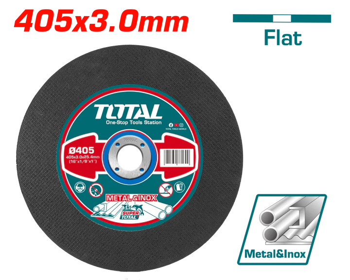 Total 405X3.0Mm Abrasive Metal Cutting Disc Each Professional TAC2214051