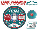 Total 115X6.0Mm Abrasive Metal Grinding Disc Each Professional TAC2231151