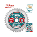 Total Tct Saw Blade 115Mm For Angle Grinder Each Professional TAC231255
