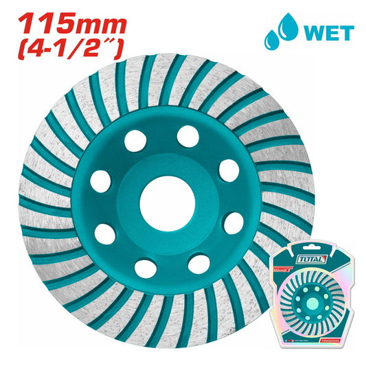 Total 115Mm Diamond Cup Wheels Each Professional TAC2411151