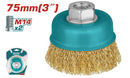 Total Wire Cup Brush 3"/75Mm Professional TAC31031