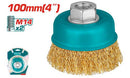 Total Wire Cup Brush 4"/100Mm Professional TAC31041