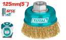 Total Wire Cup Brush 5"/125Mm Professional TAC31051