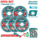 Total 115Mm 5Pc Diamond Disc Set For Cordless Angle Grinder Promo Price Subject To Change Without Notice Professional TAC511155
