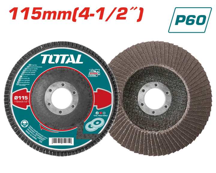 Total 115Mm Flap Disc P60 Professional TAC631152