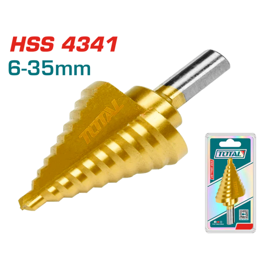 Total Step Drill Bit (Cone Bit) 6-35Mm Professional TAC7563501