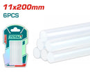 Total Glue Gun 20cm Sticks Pack 6pcs Tacgt2061