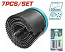 Total Hole Saw Set 7Pc 26-63Mm Professional TACSH3071
