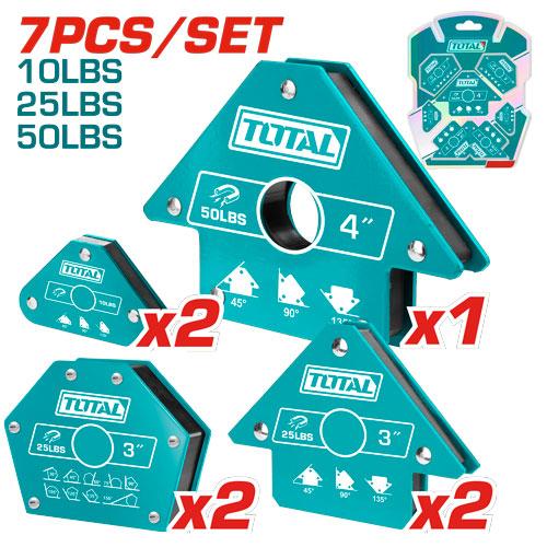 Total 7 Pcs Magnetic Welding Holder Set Professional TAMWH7006