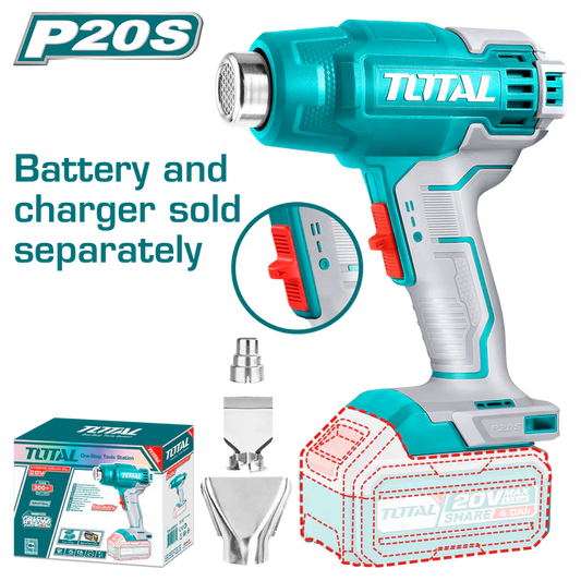 Total 20v P20s Lithium-ion Heat Gun Solo Tbli2002