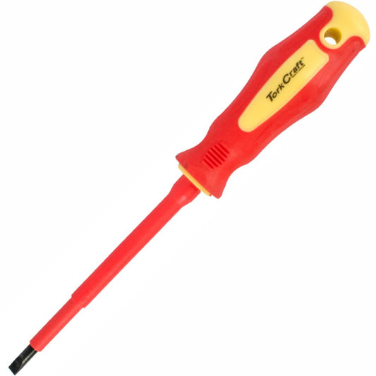 Tork Craft VDE Insulated 1000V Slotted Screwdriver (1.0mm x 5.5mm x 125mm) – TC16041