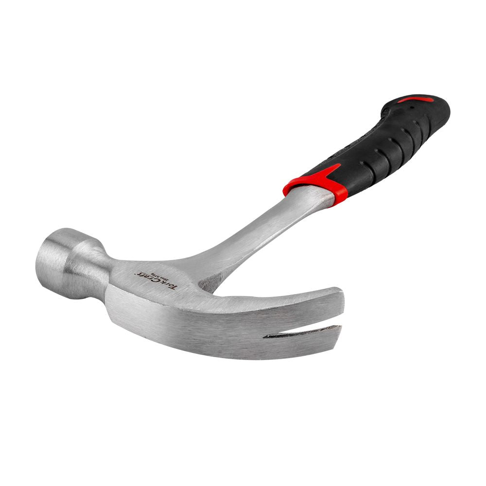 Tork Craft 570g (20oz) One-Piece All-Steel Claw Hammer with Ergonomic Grip & Polished Head – TC606570