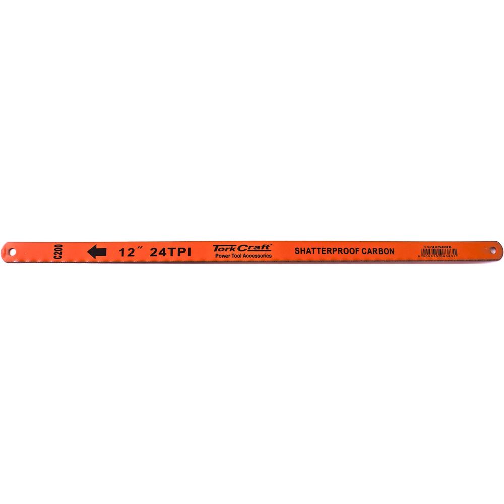 Tork Craft 300mm (12") 24 TPI Carbon Steel Hacksaw Blade – TC925006