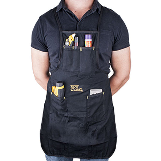 Tork Craft 100% Cotton Heavy-Duty Work Apron with 5 Pocket Tool Holders – TC996110