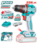Total 20v 55n.m Cordless Impact Drill Solo Tdli205582
