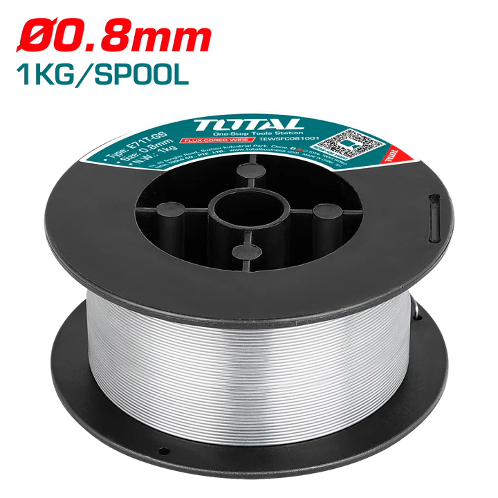 Total Flux-Cored Wire 0.8Mm 1Kg Spool Professional TEWSFC081001
