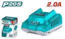 Total 20v P20s 2.0ah Fast Intelligent Charger Tfcli2001