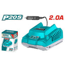 Total 20v P20s 2.0ah Vehicle 12v Battery Charger Tfcli2012