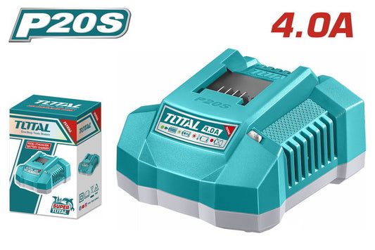 Total 20v P20s 4.0ah Battery Charger Tfcli20411e