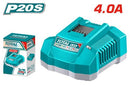 Total 20v P20s 4.0ah Battery Charger Tfcli20411