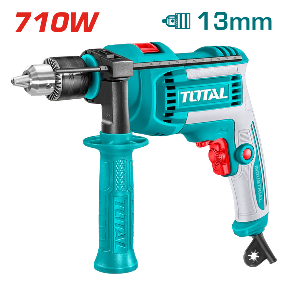 Total 220v 710w Impact Drill Tg1071366