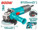 Total 220v Angle Grinder 900w "junior Grinder" 125mm Tg10912556