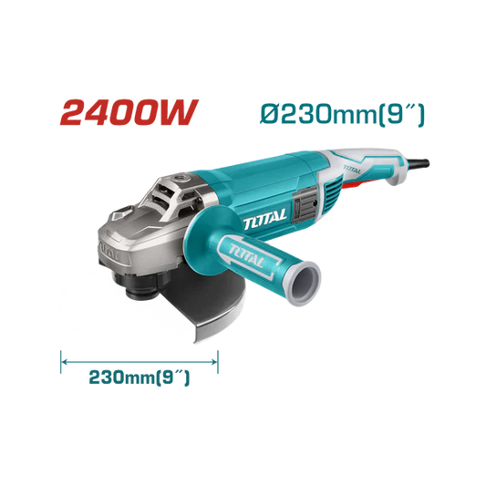 Total 220v Angle Grinder 2400w "daddy Grinder" 230mm Tg1252306