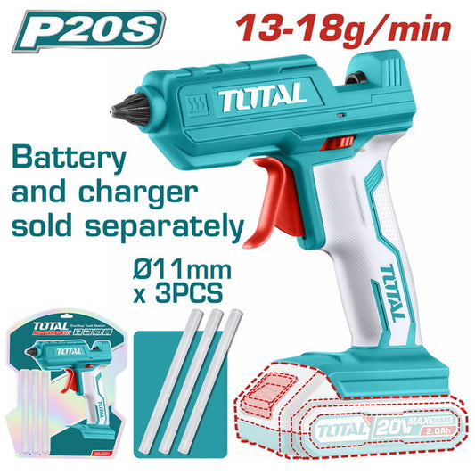 Total 20v P20s Lithium-ion Glue Gun Solo Tggli2001