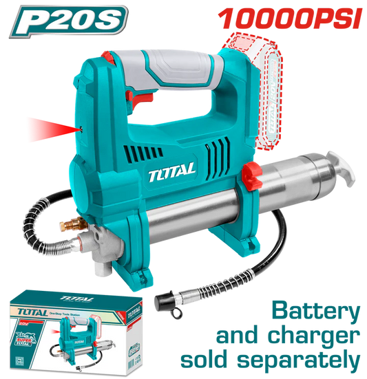 Total 20v P20s Cordless Grease Gun Solo 10 000psi Tggli2010