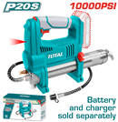Total 20v P20s Cordless Grease Gun Solo 10 000psi Tggli2010