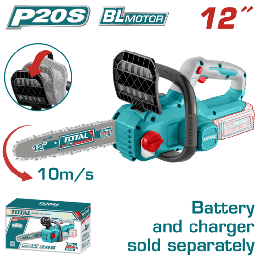 Total 20v P20s Lithium-ion 12" Chain Saw Solo Garden Tool TGSLI20126