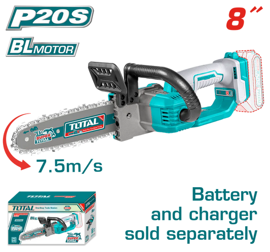 Total 20v P20s Lithium-ion Chain Saw Solo Garden Tool Tgsli2085