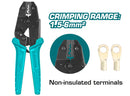 Total Ratchet Crimping Plier 9"/220Mm Professional THCPL1506