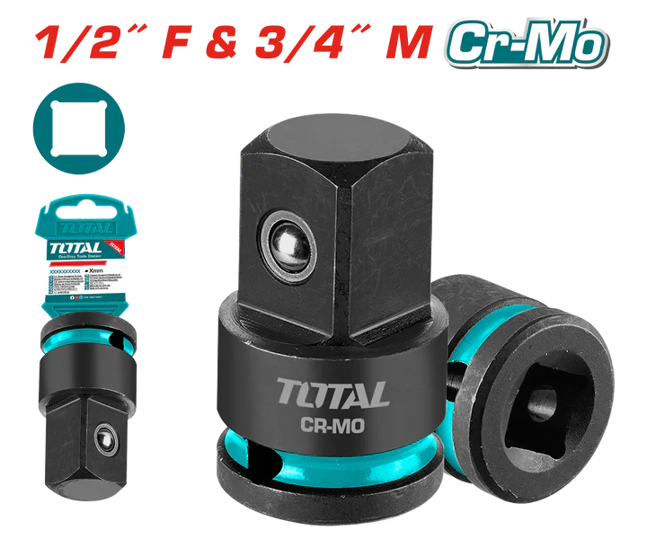 Total 1/2" Impact Socket Adapter Professional THIAD1234
